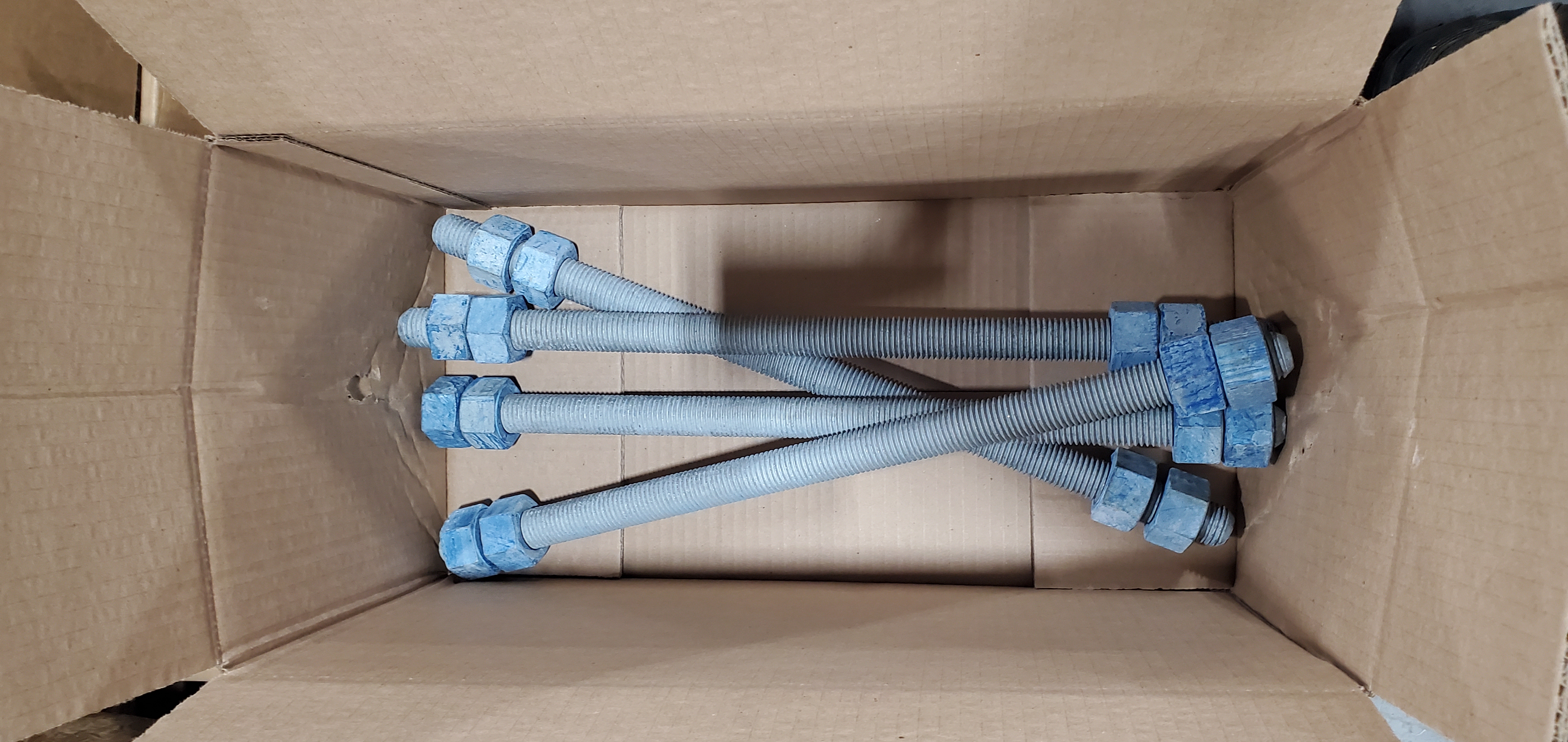 BOLT, DBL ARM 1IN DIAx20IN L FULL THD